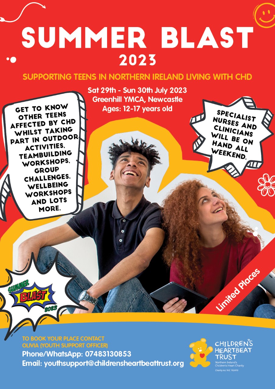 News Children's Heartbeat Trust Summer Blast July 2023